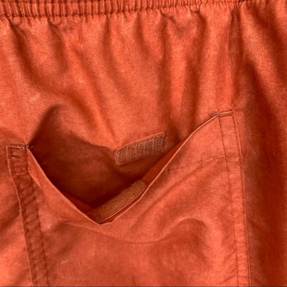 Goodfellow Mens Orange Pull On Swim Trunks With Pockets Drawstring Net Lined XL - Picture 10 of 15